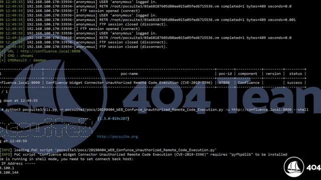 Confluence Widget Unauthorized Remote Code Execution (CVE-2019-3396) with Pocsuite3 смотреть онлайн
