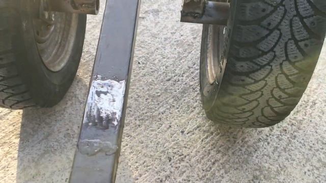 Адаптер для мотоблока или мини трактор-переломка своими руками. Часть 1 смотреть онлайн