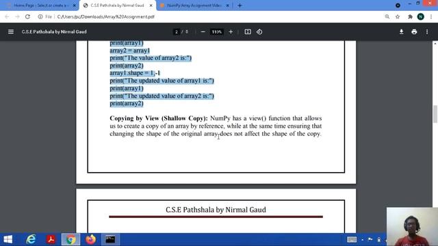 Introduction to NumPy (Tutorial 9): NumPy Array Assignment смотреть онлайн