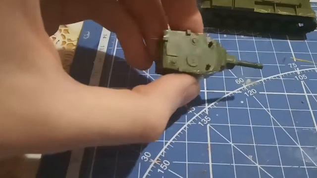 Сборка диорамы "КВ-2 сила" Звезда 1:100. Часть 1 смотреть онлайн