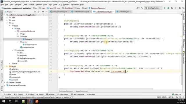#10 Spring Boot Tutorial - @DeleteMapping Annotation in Spring Boot смотреть онлайн