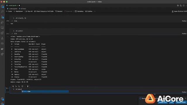 Intro to Pandas смотреть онлайн