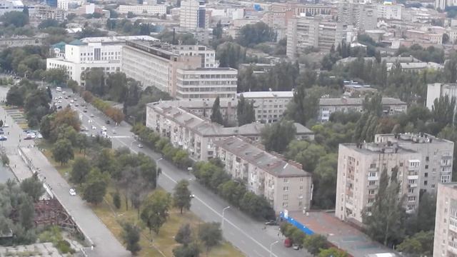 Две минуты на набережной, вид с гостиницы Парус - Днепропетровск, 15.07.2014 смотреть онлайн