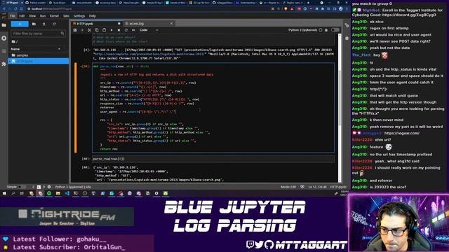 #ChillCode: Blue Jupyter/HTTP Log Parsing смотреть онлайн