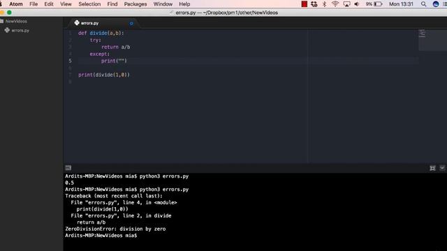 How to Handle Exception in Python? Python Exception Handling смотреть онлайн