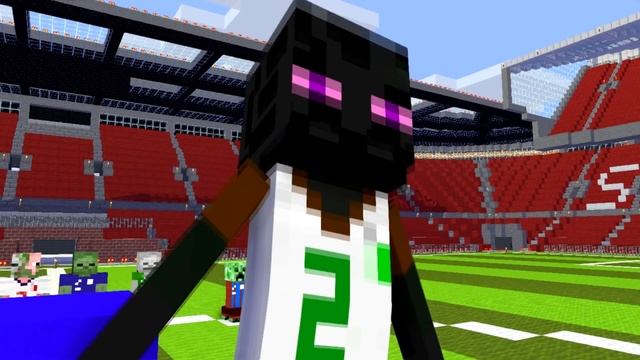 Monster School: Squid Game FootBall Challenge - Minecraft Animation смотреть онлайн