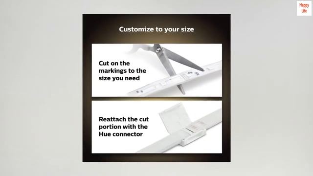 Philips Hue Bluetooth Smart Lightstrip Plus 2m/6ft Base Kit with Plug смотреть онлайн