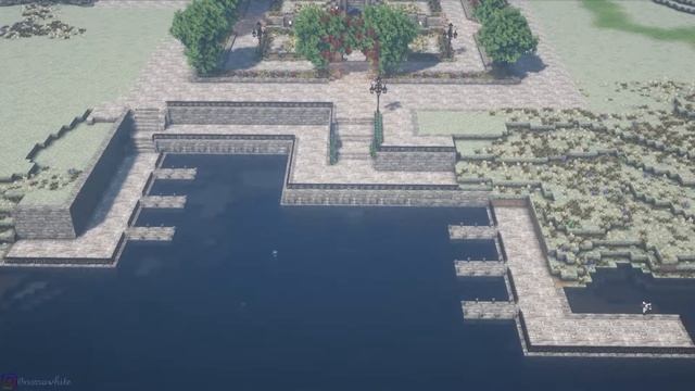Minecraft Building - How I build a mini pier - MiniaTuria - LittleTiles || mods смотреть онлайн
