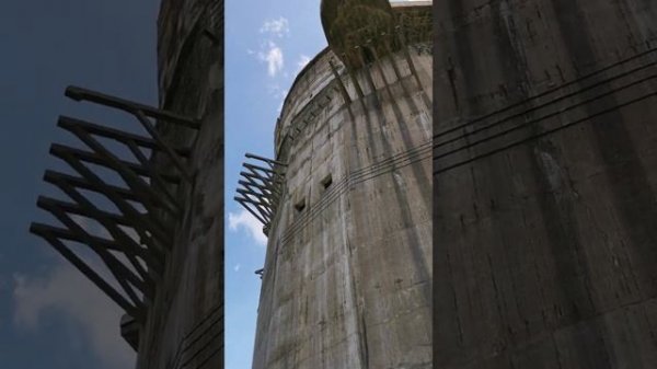 Венская зенитная башня Luftwaffe flakturm G в парке Augarten.