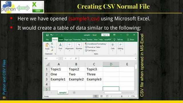 XII CS CH-13 Python & CSV files (Part 2) смотреть онлайн