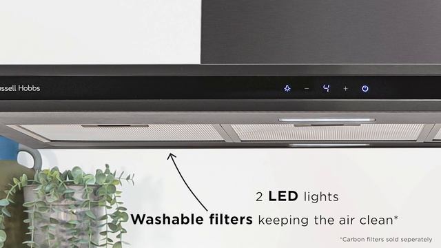 Russell Hobbs 90cm Island Cooker Hood смотреть онлайн