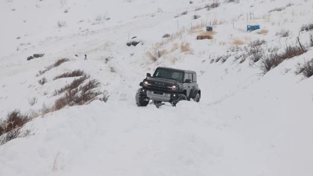 2022 Ford Bronco Raptor Snow And Ice Test Hill Challenge