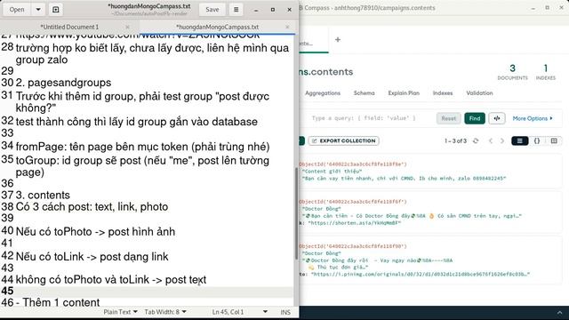 #4 Hướng dẫn sử dụng mongoDB Compass cho Tool Auto Post (phiên bản mới) смотреть онлайн