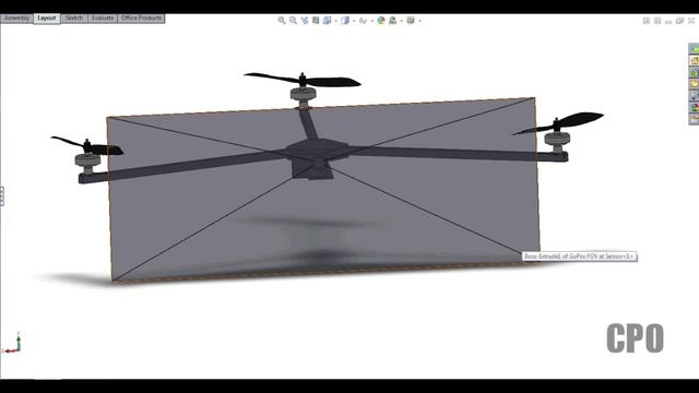 CPO Quick Look : Tricopter 3D Modeling to Design Around GoPro FOV смотреть онлайн