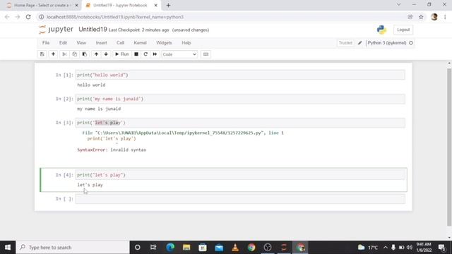 Hello World |Python First Program |Python Basic |Python Tutorials |Python For Beginners |Python смотреть онлайн
