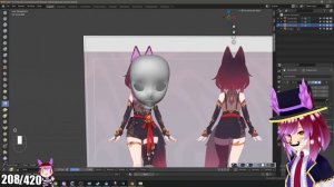 How I Model 3D Anime Heads In BLENDER!