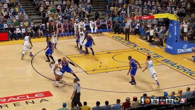 NBA 2K16 Game 67 Warriors @ Knicks 119/98 Oracle Arena , California смотреть онлайн