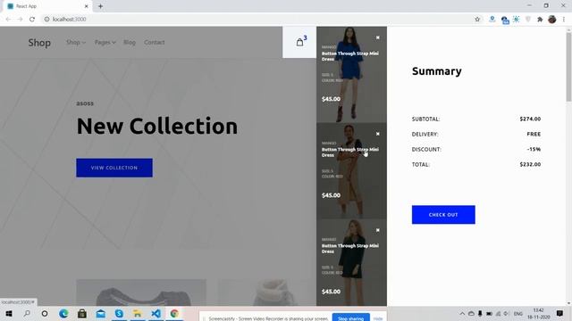 Reactjs Easy Shop Template Working Demo смотреть онлайн
