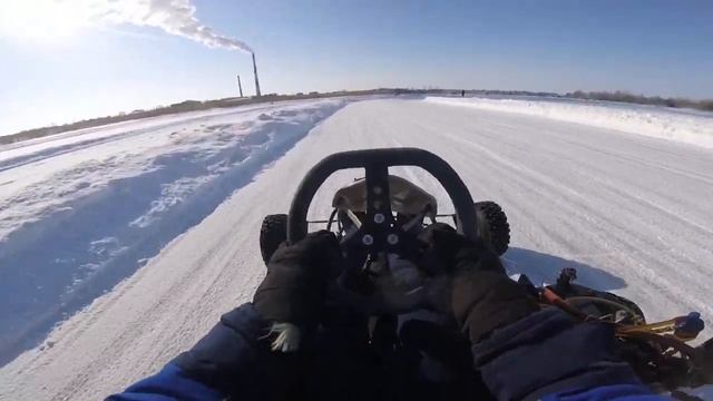 GoPro (onbord) winter karting raund 3 (зимний картинг, финал 2 г.Омск 3 этап, Уникар 2019г.) смотреть онлайн