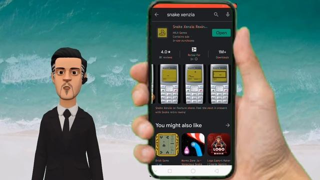 Play Nokia Snake Xenzia game in Android смотреть онлайн