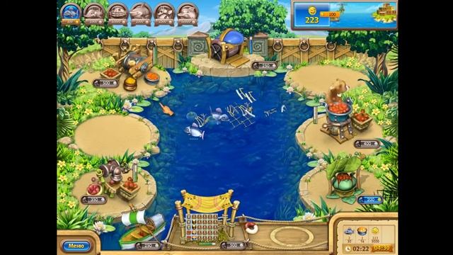 Веселая ферма. Рыбный день , За прохождение уровня без появления подсказок ? смотреть онлайн