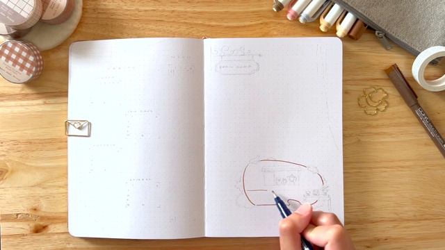 PLAN WITH ME | May 2023 Bullet Journal Set Up | Café / Coffee Shop Theme [Eng Sub] смотреть онлайн