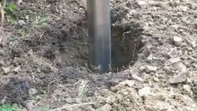 Бурение скального грунта буром В-411302.Q62h1.360.М0,5 машиной БМ-205 смотреть онлайн