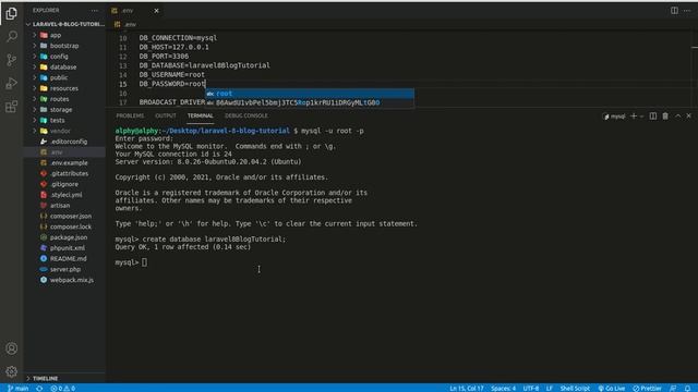 Laravel 8 Blog Tutorial up to Deployment #7 Connecting to Dabase and Gui смотреть онлайн