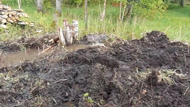 Строим дом. Часть один. Расчистка участка под застройку. смотреть онлайн