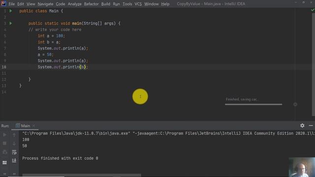 Java Tutorial | Primitive Types are stored by value смотреть онлайн