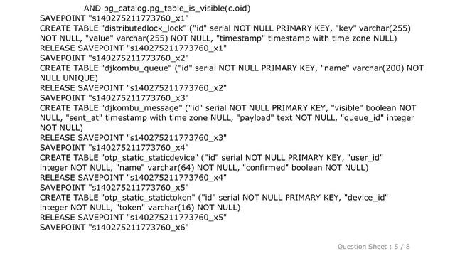 Django : "django.db.utils.ProgrammingError: relation "app_user" does not exist" during manage.py te смотреть онлайн