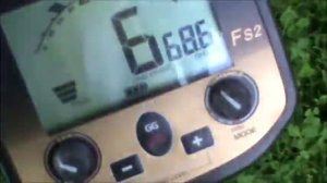 Gold Finder Fs2 with the 11" stock coil