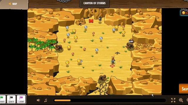 Canyon of Storms CodeCombat. Python смотреть онлайн