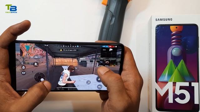 Samsung galaxy M51 Gaming Review | Complete Free Fire Review Samsung m51 Battery & Heating Test ?? смотреть онлайн