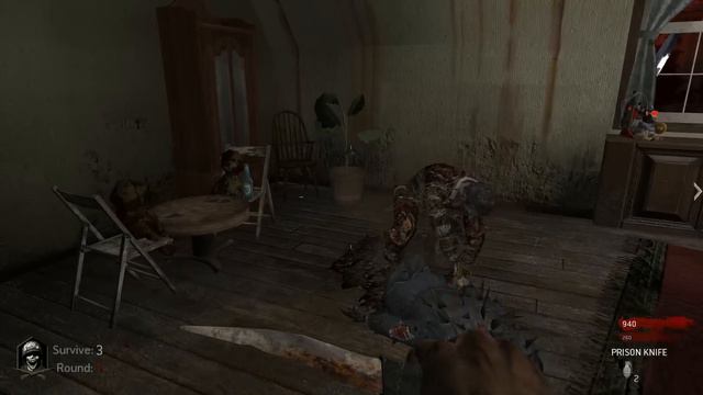 Call of duty: World at War, зомби-режим. Играем в кастомную карту The Bedroom с Леонидом. смотреть онлайн