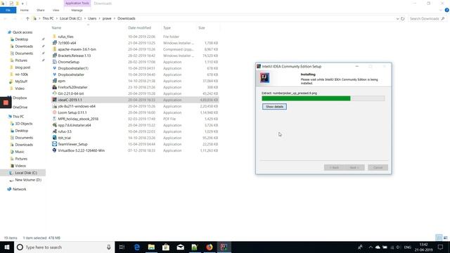 Installing Intellij Community Edition on Windows 10 смотреть онлайн