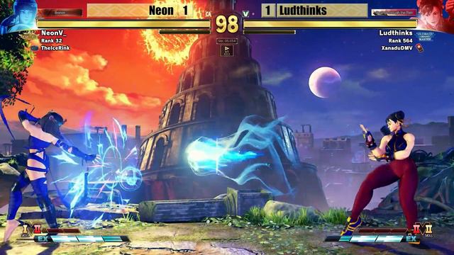 SFV CE 👊🏻 Neon (Menat) vs Ludthinks (Chun Li) FT3 смотреть онлайн