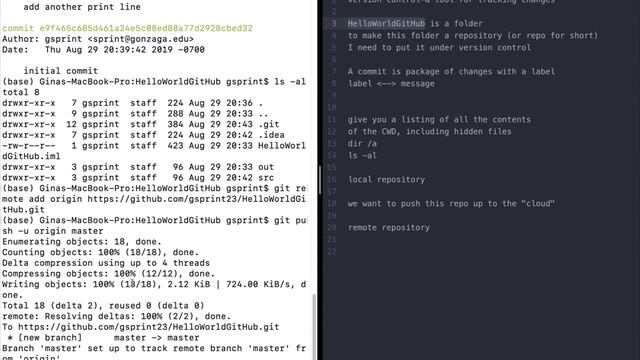How to use Git via command line and use Git in IntelliJ IDEA смотреть онлайн