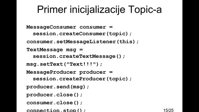 JMS (Java Messaging System) смотреть онлайн
