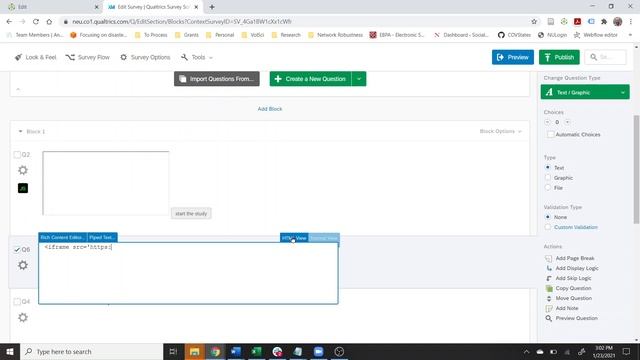 Embedding A Flanker Task In Qualtrics