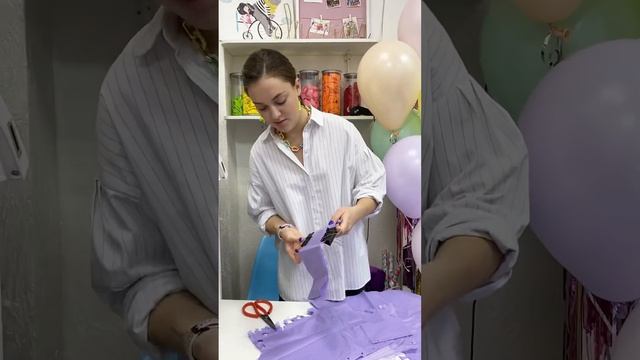 Как сделать пышные кисти тассел для воздушных шаров? #аэродизайн #бизнеснавоздушныхшарах #шары смотреть онлайн