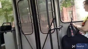 Поездка на троллейбусе ЮМЗ Т-2 борт.1512 маршрут 10 (Интро)