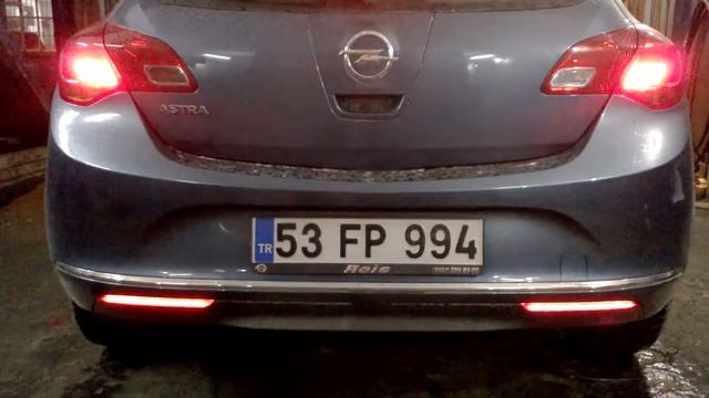 Astra J kedi göz fren led- lower reflector brake led light смотреть онлайн