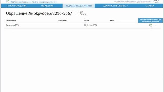 ПК ПВД ПС Предоставление сведений об объекте недвижимости Выдача документов смотреть онлайн