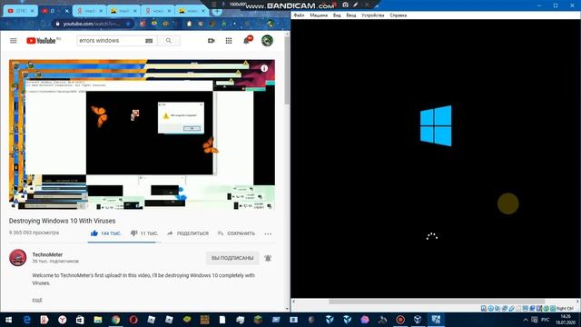 как усановить windows 10 на Oracle VM VirtualBox смотреть онлайн