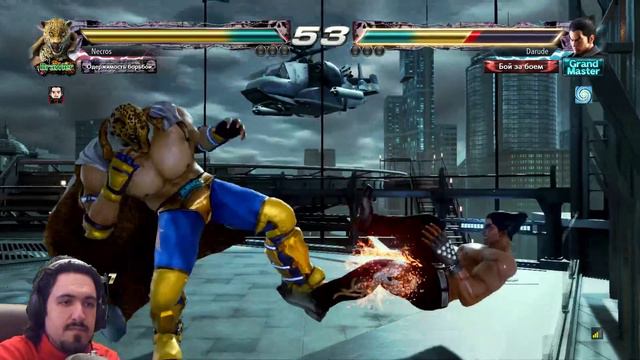 Равный бой - Кинг и Казуя - Tekken 7 King Online / Теккен 7 Кинг Онлайн | King vs Kazuya смотреть онлайн