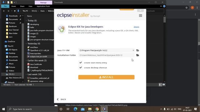 How to Download and Install Eclipse IDE for Java on Windows in Hindi - Tutorial #3 смотреть онлайн