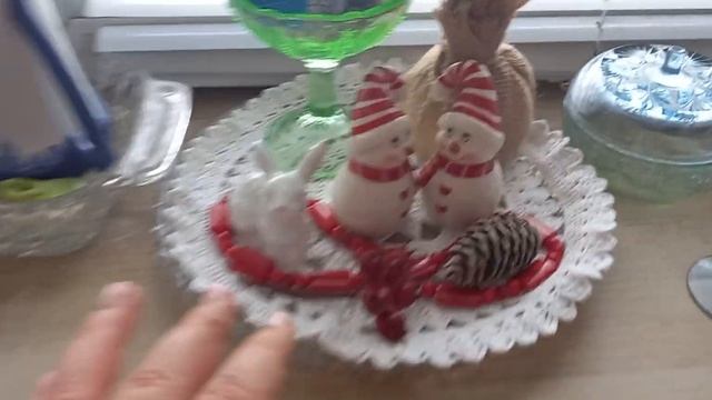 Зимний декор кухни и советская посуда. смотреть онлайн