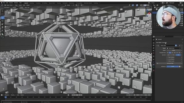 10 Minute Tutorial - Sci-Fi Environment Animation in Blender & Eevee смотреть онлайн