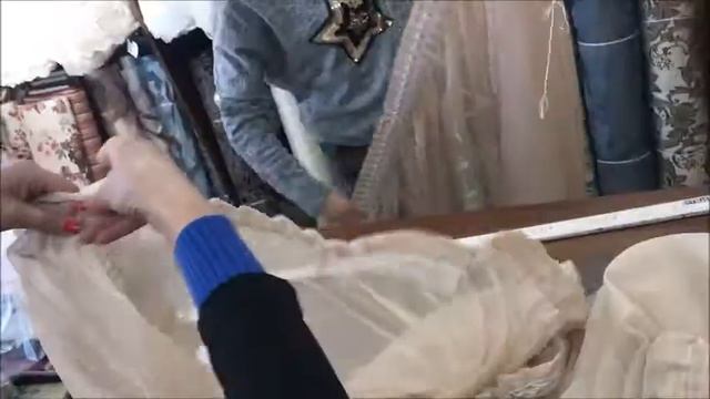 Пердета и завеси - набор 1:2 на перде ушито по поръчка от бежов воал с универсална лента перделък смотреть онлайн